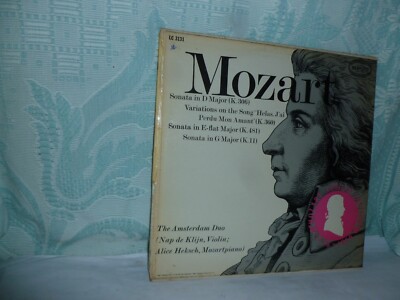 MOZART Sonate in D-Dur - Variationen über das Lied - Sonate in Es-Dur - Sonate in
