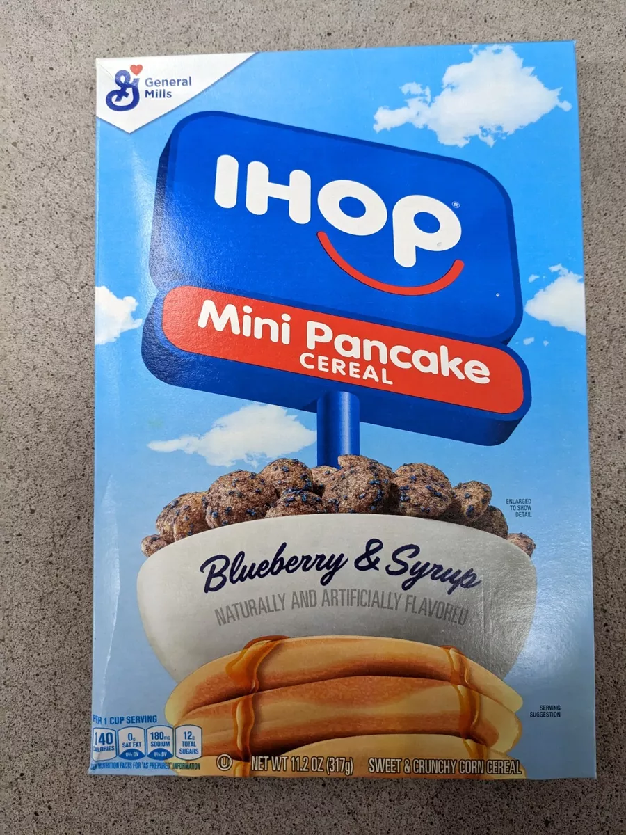  General Mills IHOP Blueberry and Syrup Mini Pancake