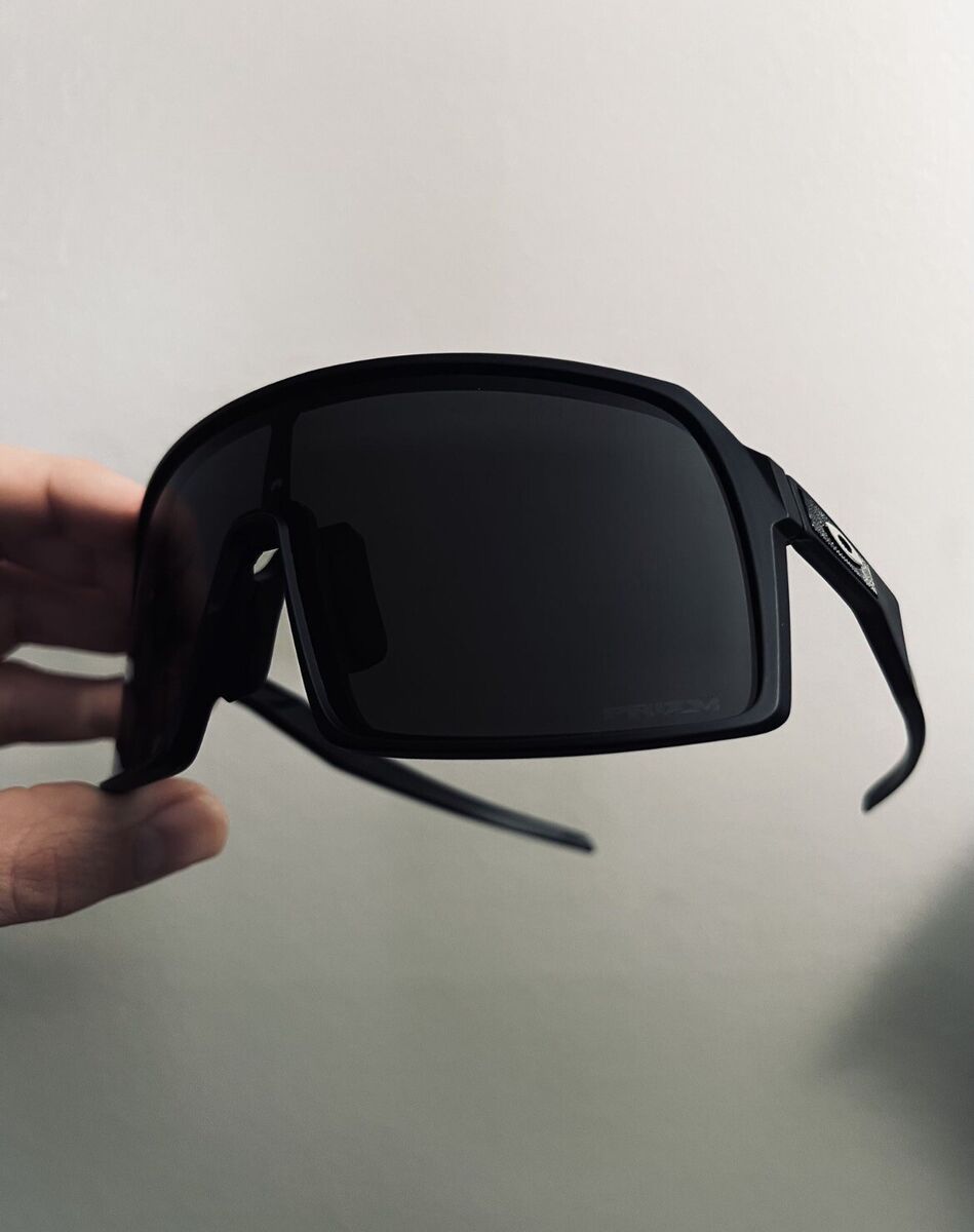 Sutro Prizm Black Lenses, Polished Black Frame Sunglasses