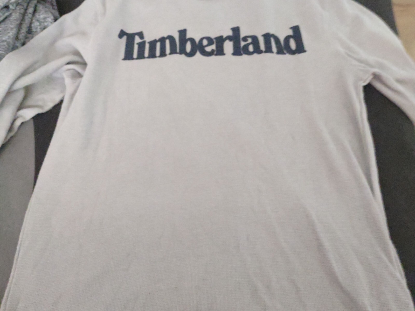 Timberland Grey Long Sleeve T-Shirt Small Slim Fit image 6