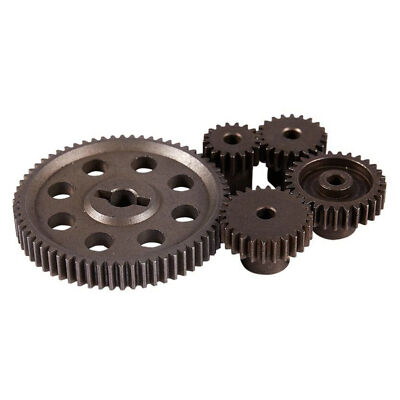 Gehärtetes Stahlstirnrad 64T Ritzel 26T für 1/10 HSP Tamiya TT02 TT01 TT02D Auto