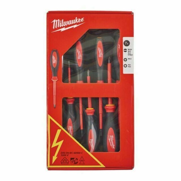Milwaukee 4932464067 VDE Screwdriver Set Pack of 7 for sale online eBay