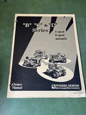 Original Wheel Horse B/C/D Series Owners Manual