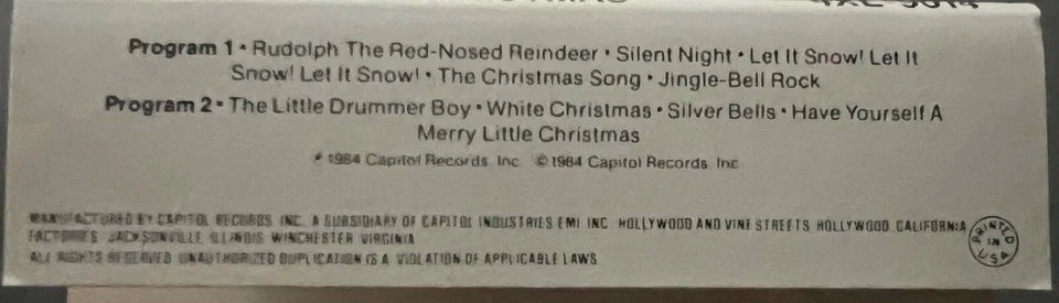 Wayne Newton - A Merry Little Christmas Cassette Tape Christmas Holiday Music Foto 3 de 4