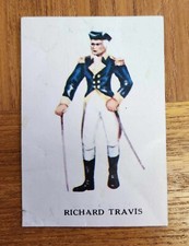 Antique Vintage Marx Warriors of The World Richard Travis Revolutionary War Card