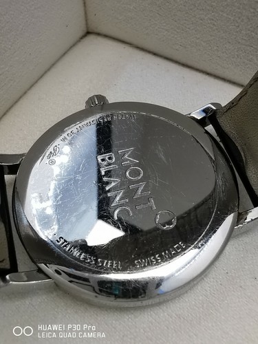 Montre Montblanc Meisterstück Summit 7045 POUR PIÈCE DÉTACHÉES !! - Foto 5 di 7