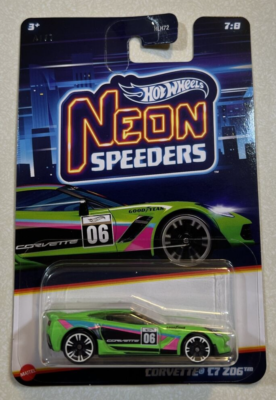 NEW 2024 HOT WHEELS NEON SPEEDERS CORVETTE C7 Z06 | eBay