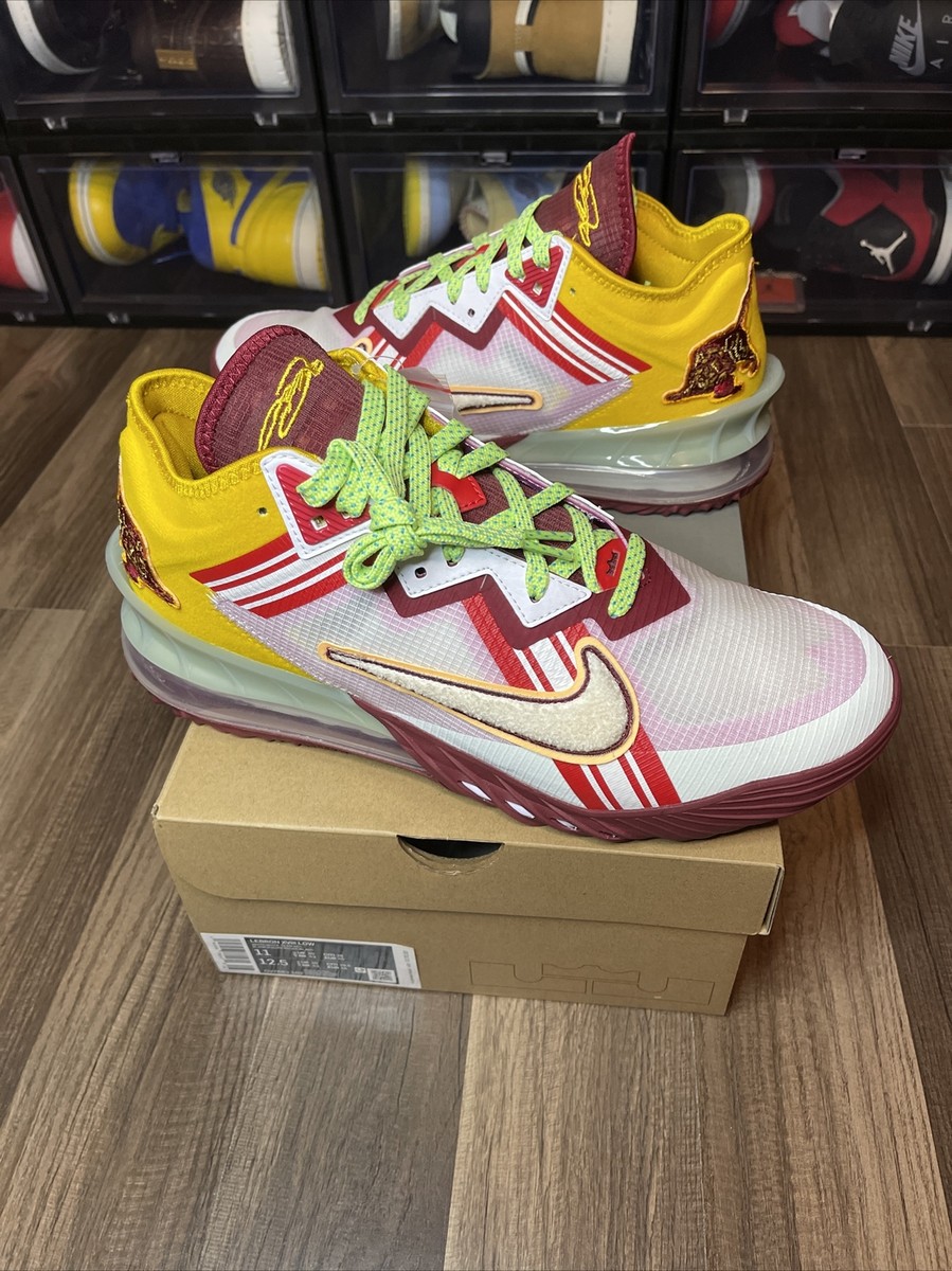 lebron 18 low mimi plange higher learning sz 11 Ships Now | eBay