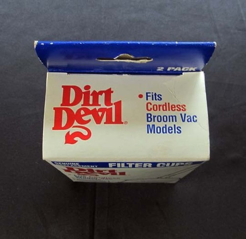 Dirt Devil Filter Cups ~ 3-200900-001 Cordless Broom Vac Contains 2 ~ GENUINE - Picture 3 of 3