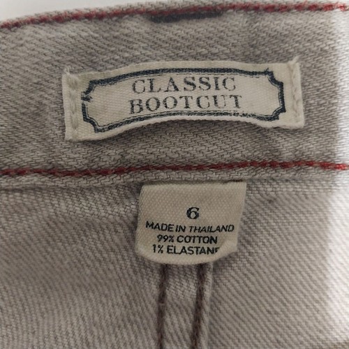 American Living by Ralph Lauren jeans Womens 6 gray denim embroidered eagle logo - Picture 4 of 7