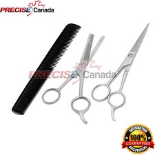 2 Pet Dog Cat Professional Grooming Hair Thinning Scissors Shears  1 Extra Comb