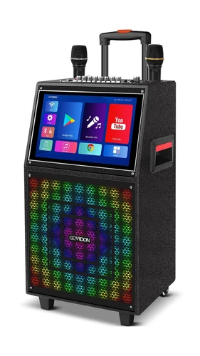 Karaoke Machine with Lyrics Display Screen for Adults, Built-in 15 Inches Tab...