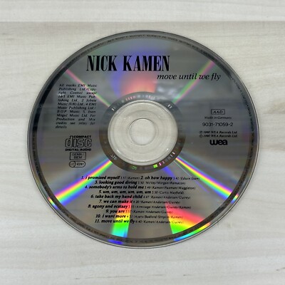 Move Until We Fly by Nick Kamen (CD, Aug-1990, Atlantic (Label)) CD ONLY