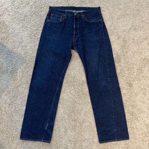 Rare LVC Levi's Vintage Clothing 1937 501 XX Jeans Big E Size 36 X 32 Japan  Made