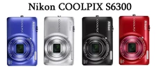 Nikon COOLPIX S6300 16MP Digital Camera w/10x Zoom NIKKOR Glass Lens-90%new