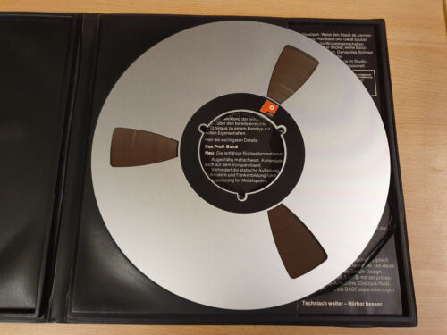 10" (26,50 CM) METAL REEL TAPE BASF LPR 35 IN ORIGINAL BOX #536 - Foto 3 di 3