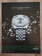 ORIG WERBUNG REKLAME  2012  ROLEX Männer - Armbanduhr