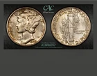 1942-D Mercury Dime CAC MS63 Beautiful Tone/Eye Appeal