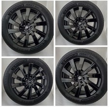 21 Range Rover Original Oem Factory Wheels Black Rims Michelin Tires Set 72371