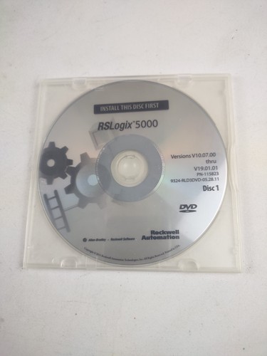 RSLogix 5000 v10 thru v19- 9324-RLD300ENE - Install Disc Only - Picture 2 of 4