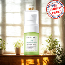 1 X 20ml SKINTIFIC 2 Salicylic Acid Anti Acne Serum Pimples Black Spot