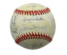 2000 Yankees Team-Signed by 22 1998 WS Baseball PSA Jeter Raines Torre HOF 96420