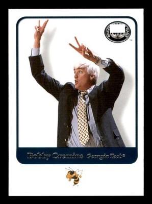 2001 Fleer Greats of the Game #8 Bobby Cremins  NM/NM+  Georgia Tech 18551
