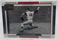 2024 Panini Three and Two #7 Jim Bunning Timeless Moments #/99