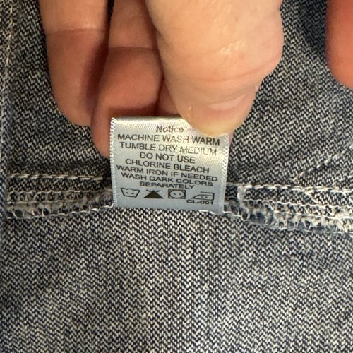 Salopette bavaglino bambino Key Imperial taglia 12 blu jeans contadino stile vintage ragazzo ragazza - Foto 10 di 15