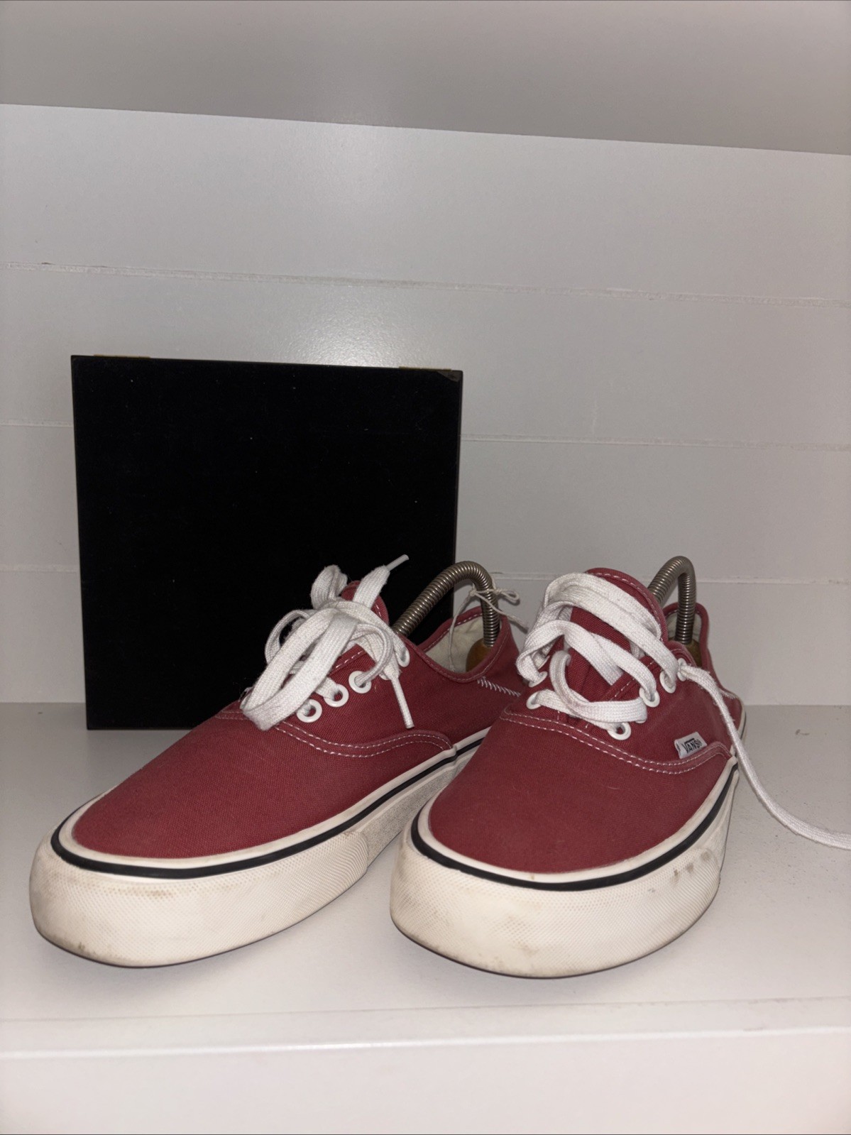 SAOLA VANS~ Sneakers rosse stringate~ W 10 5 ~LOGO SUOLA GOMMA~ COME NUOVE