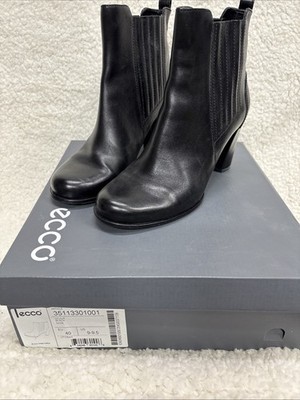 Ecco Pretoria Black Women s Boot EU 40 US 9-9.5