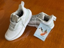 Women's VersoCloud XLR8 Running Shoes White/Grey - Customized Comfort -New - 8.5