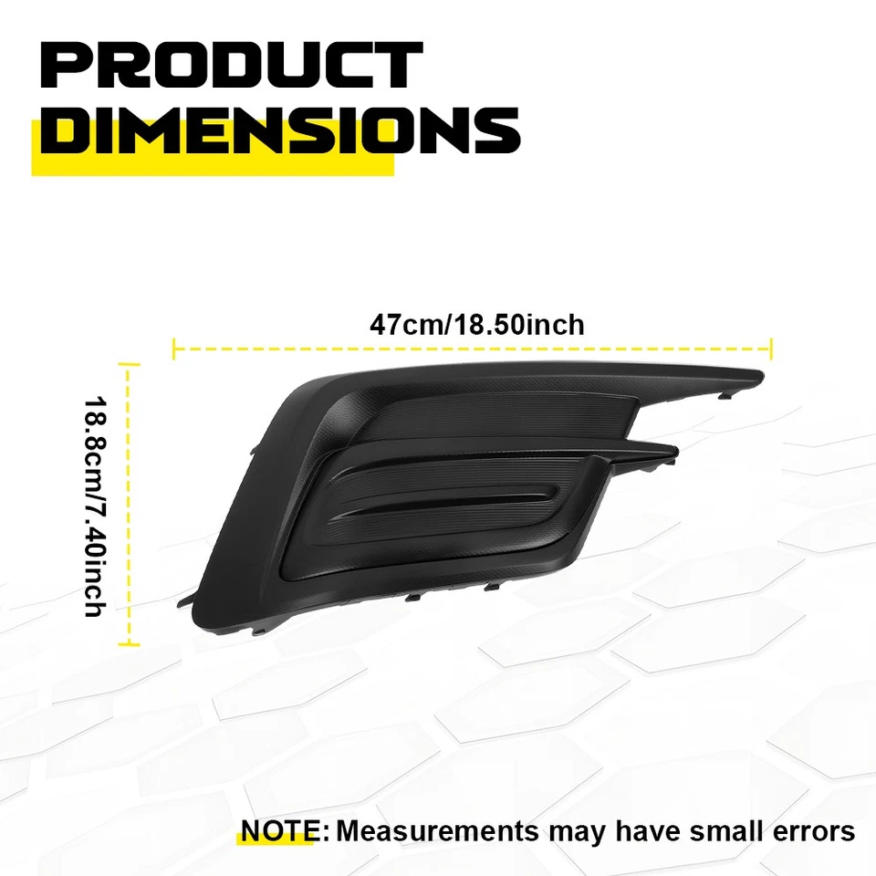 Cubierta de luz antiniebla Fit Subaru Legacy 2018-2019 texturizada negra lado del pasajero 1-10X Foto 3 de 4
