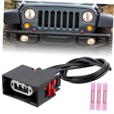 6806506AB Front Turn Signal Light Connector Plug Harness for Jeep Wrangler JK 1