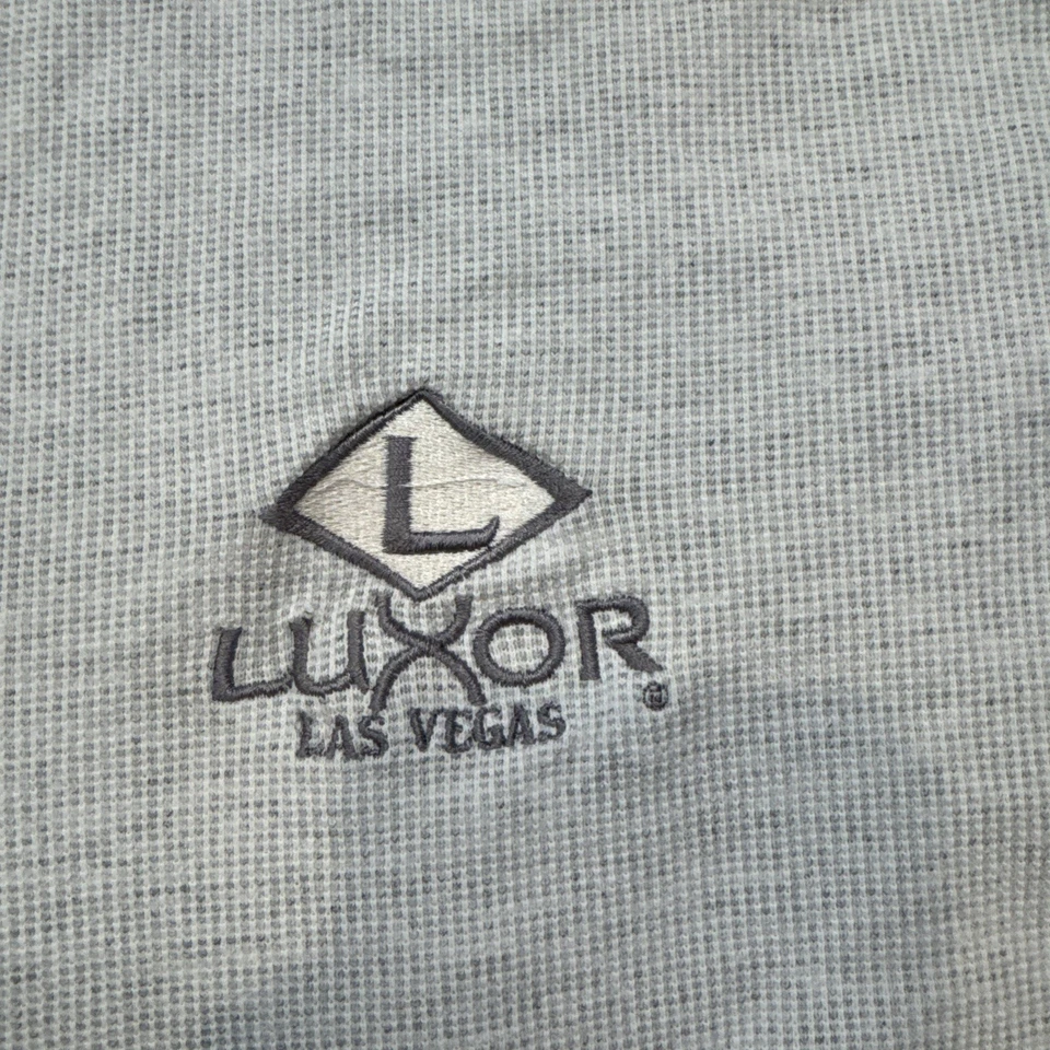Pyramid Creations Luxor Las Vegas Polo 男式 L 码棕褐色复古 — 第 2/4 张图片