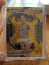 GOLD ~ 2024 Panini ~ WNBA Monopoly Prizm Kelsey Plum /49 Aces 
