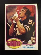 1976 Topps - Pat Hughes #117 New York Giants