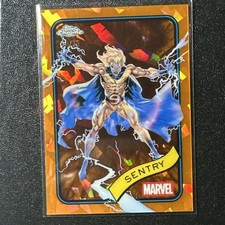 2025 Topps Marvel Comics Chrome Sapphire #168 Sentry Orange SAPPHIRE /25
