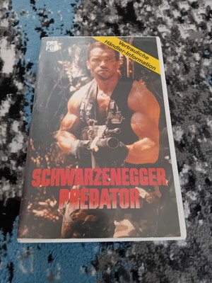 PREDATOR VHS Pressetape Erstauflage VHS Schwarzenegger
