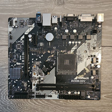 ASRock B450M-HDV AM4 MicroATX DDR4 Motherboard M.2 HDMI DVI Gaming