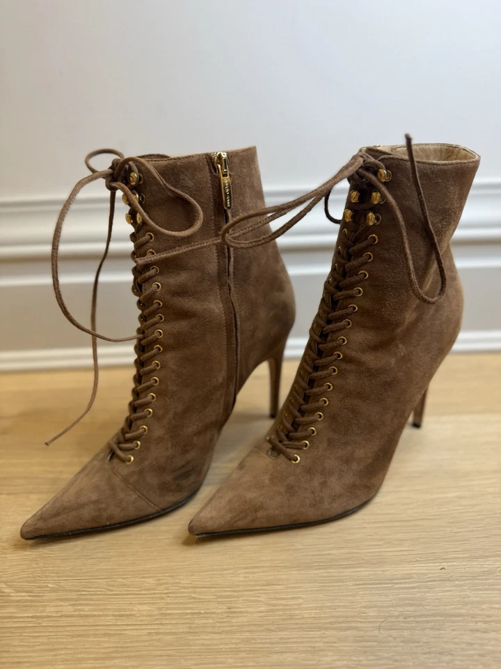 Botín Sergio Rossi Raspado Donna Color Caramelo Real - EU 37 Foto 4 de 4