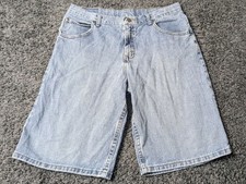 Vintage Lee Jean Shorts Men's 30 Light Blue
