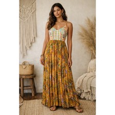 Anthropologie Raga Gorgeous Parkland Maxi Dress | Size Small | Retail $168