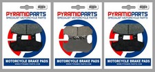 Front & Rear Brake Pads (3 Pairs) for Honda CBR 1000 F 1987-1988
