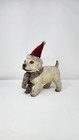 Plow & Hearth Holiday Labrador Puppy Statue w/ Festive Hat & Scarf 10x 8 Inches — photo 2