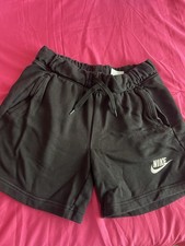 Nike Kids Black Athletic Shorts XL, Drawstring, Pockets, Elastic Waist