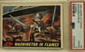 1962 MARS ATTACKS #5  Washington In Flames.  PSA 4