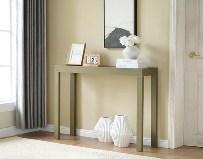 Kings Brand Modern Entryway, Living Room Console Sofa Table, Lemon Pepper