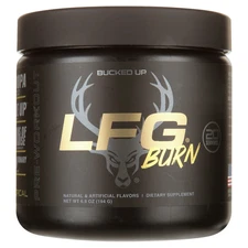 Bucked Up LFG Burn Pre-Workout Powder, Tropical Flavor, 6.8