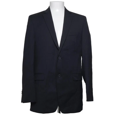 Lauren Ralph Lauren, Blazer, Größe: 40L, Schwarz/Blau, Wolle, Nadelstreifen #ose - Bild 1 von 4